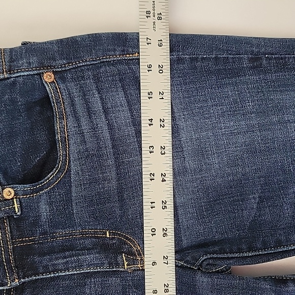 American Eagle Outfitters Original Boot Dark Wash Size 8 - Picture 8 of 13